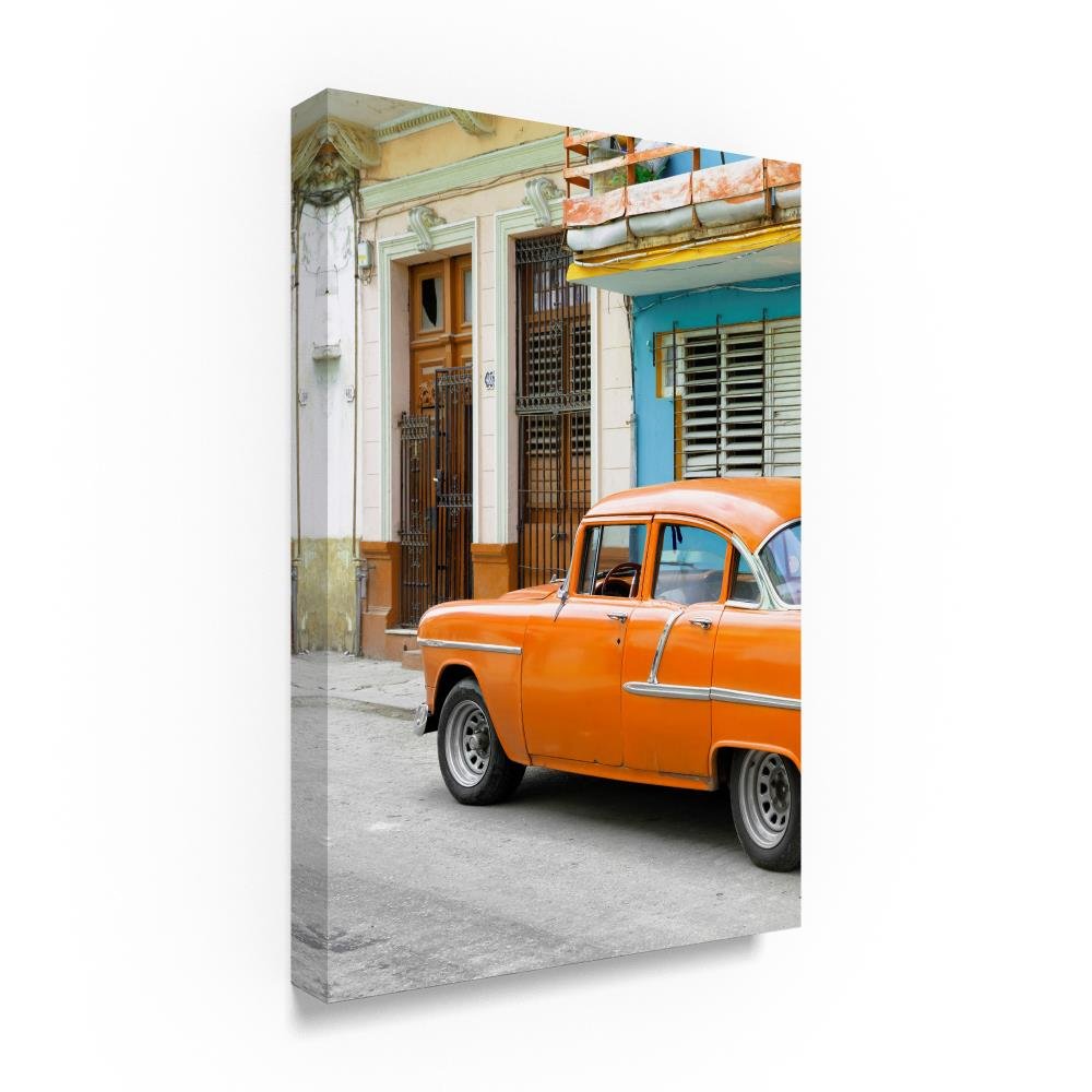 オリジナルアートコレクション#61 Amazon.com: Trademark Fine Art Vintage Cuban Orange Car by